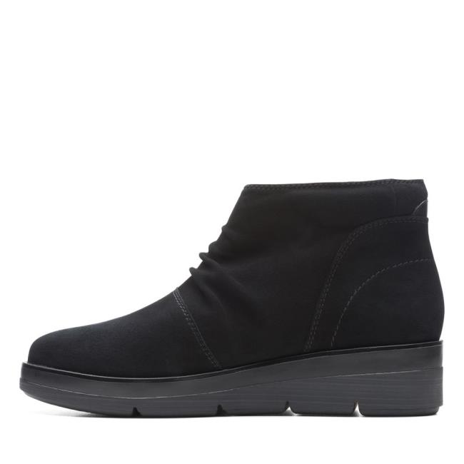 Botins Clarks Shaylin Up Feminino Pretas | CLK943EPL