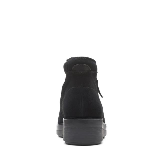 Botins Clarks Shaylin Up Feminino Pretas | CLK943EPL