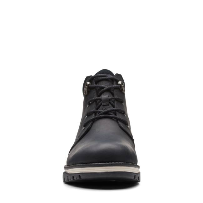 Botins Clarks Topton Medio GORE-TEX Masculino Pretas | CLK162QAE