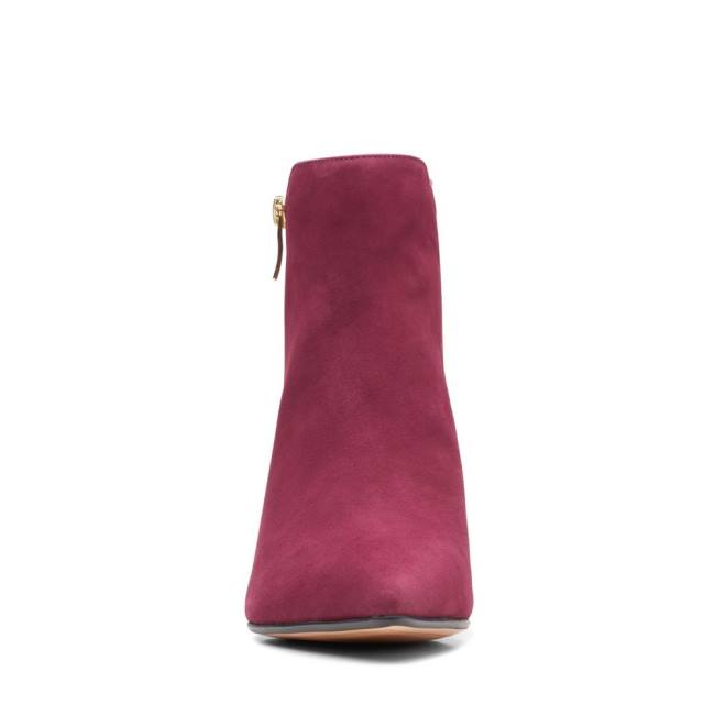 Botins Clarks Violet55 Zip Feminino Rosa | CLK754QOV