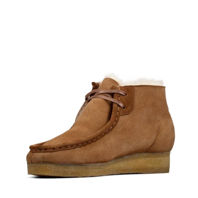 Botins Clarks Wallabee Boot Feminino Marrom | CLK270ZKA