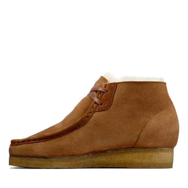 Botins Clarks Wallabee Boot Feminino Marrom | CLK270ZKA