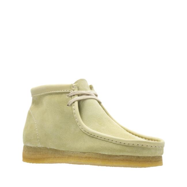 Botins Clarks Wallabee Boot Feminino Marrom | CLK670JAB