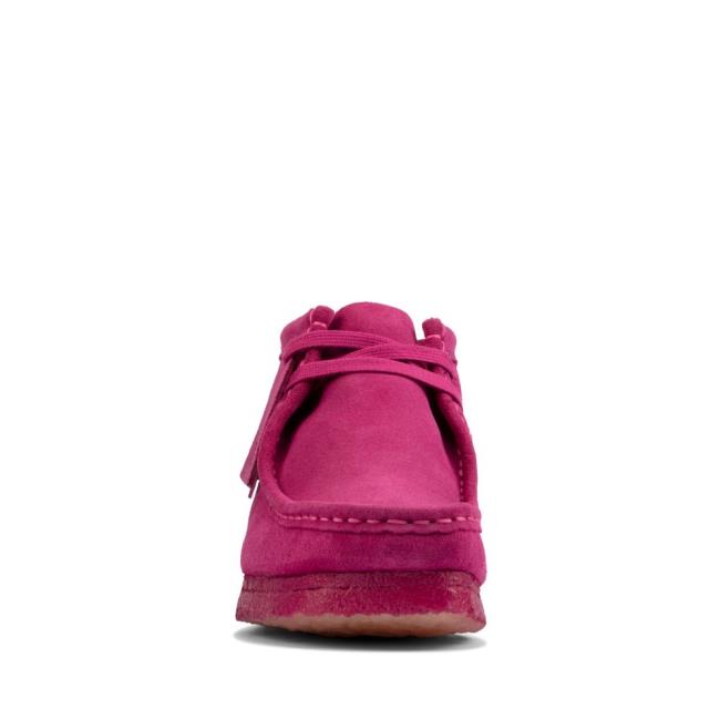 Botins Clarks Wallabee Boot Feminino Roxo | CLK062ATF