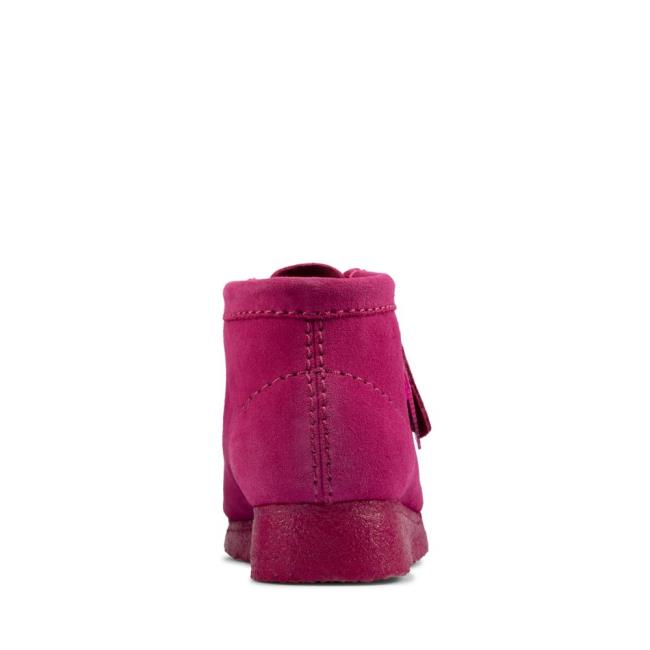 Botins Clarks Wallabee Boot Feminino Roxo | CLK062ATF