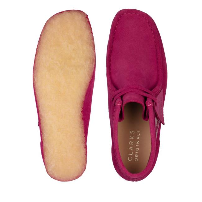 Botins Clarks Wallabee Boot Feminino Roxo | CLK062ATF