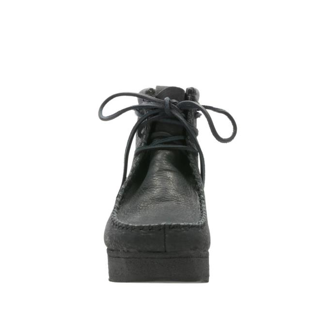 Botins Clarks Wallabee Craft Feminino Pretas | CLK743SWV