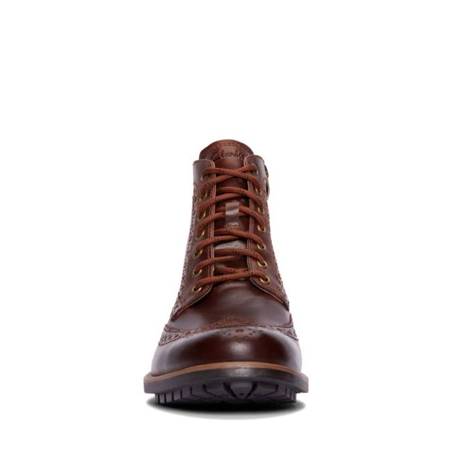 Botins Clarks Westcombe Limit Masculino Marrom | CLK372MLT