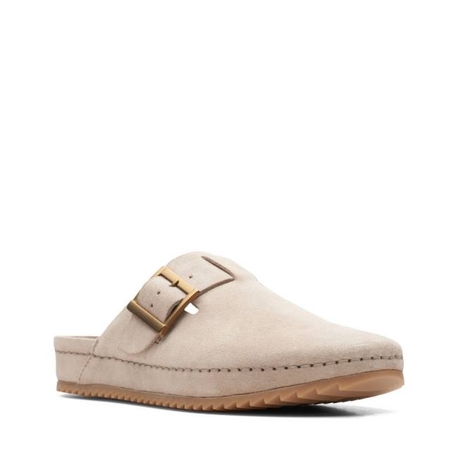 Chinelos Clarks Brookleigh Mule Feminino Bege | CLK714WXT