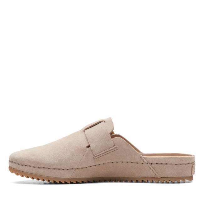 Chinelos Clarks Brookleigh Mule Feminino Bege | CLK714WXT