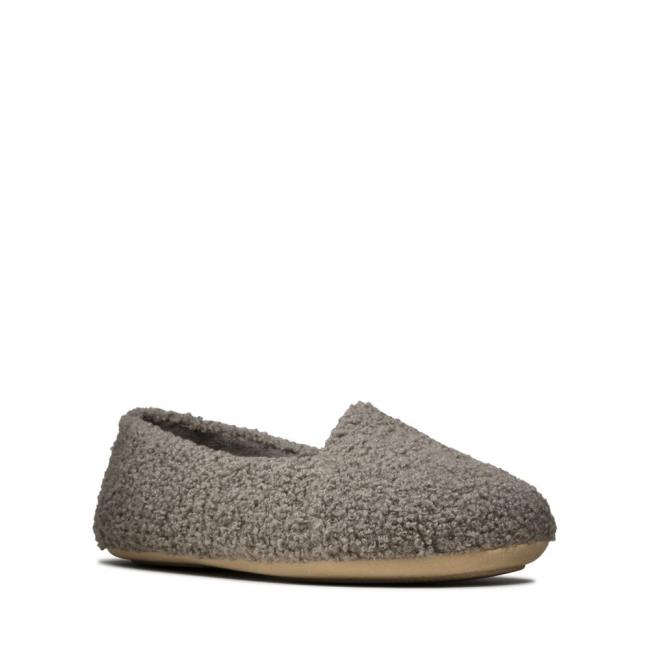 Chinelos Clarks Cozily Snug Feminino Cinzentas | CLK842THF