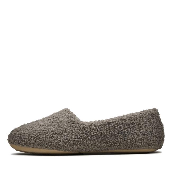 Chinelos Clarks Cozily Snug Feminino Cinzentas | CLK842THF