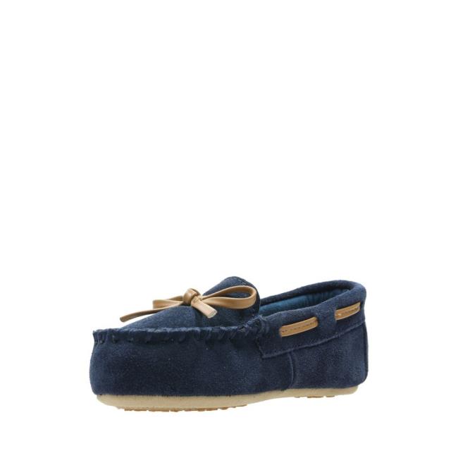 Chinelos Clarks Crackling Flo Menino Azul Marinho | CLK810TRW