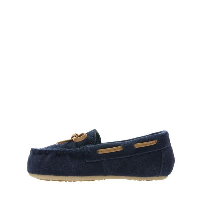 Chinelos Clarks Crackling Flo Menino Azul Marinho | CLK810TRW