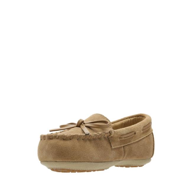 Chinelos Clarks Crackling Flo Menino Marrom | CLK056JXP