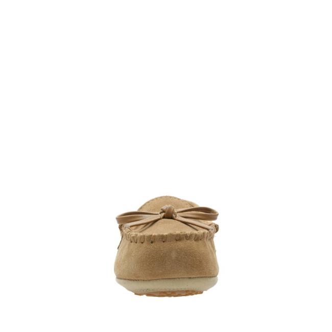 Chinelos Clarks Crackling Flo Menino Marrom | CLK720NUR