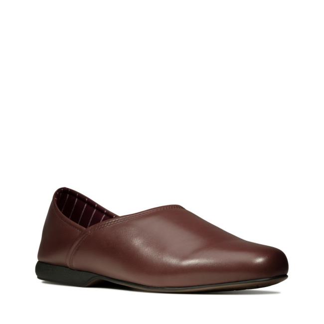 Chinelos Clarks Harston Elite Masculino Bordeaux | CLK612PIV