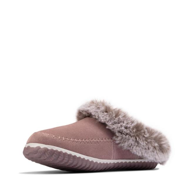 Chinelos Clarks Home 2 Soft Feminino Rosa | CLK583LJE