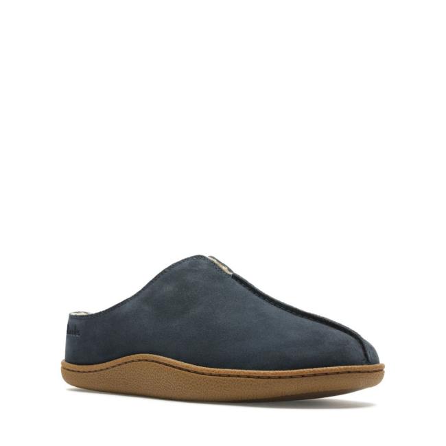 Chinelos Clarks Home Mule Masculino Azul Marinho | CLK317ZQN