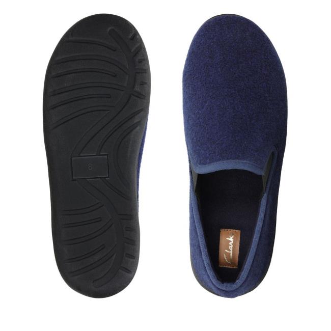 Chinelos Clarks King Ease Masculino Azul Marinho | CLK745ZLS