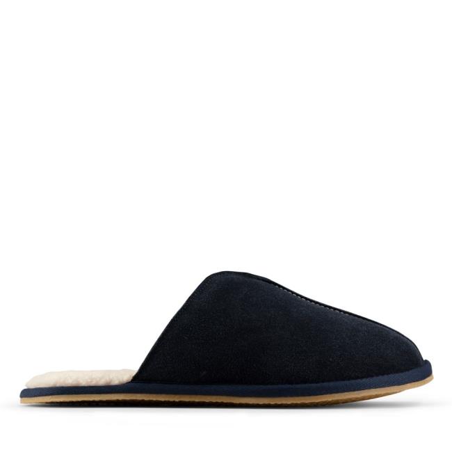 Chinelos Clarks Kite Seam Masculino Azul Marinho | CLK802YAQ