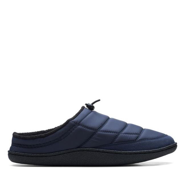 Chinelos Clarks Pilton Mule Feminino Azul Marinho | CLK614LFO