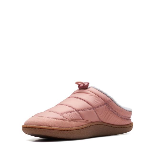 Chinelos Clarks Pilton Mule Feminino Rosa | CLK093CWQ