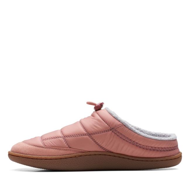 Chinelos Clarks Pilton Mule Feminino Rosa | CLK093CWQ