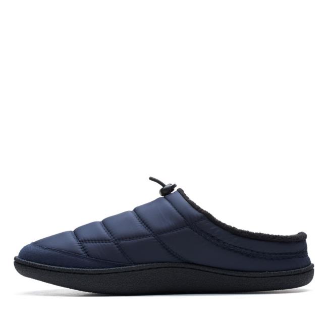 Chinelos Clarks Pilton Mule Masculino Azul Marinho | CLK231CAZ