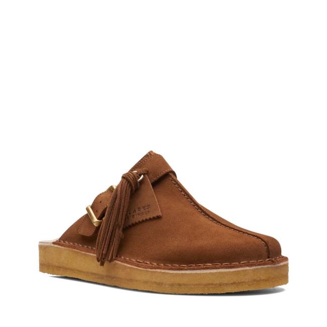 Chinelos Clarks Trek Mule Feminino Marrom | CLK692NYL