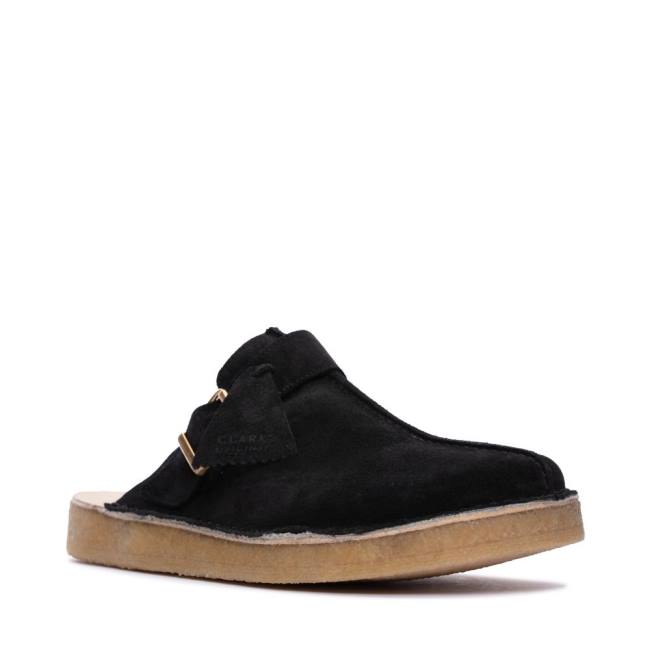 Chinelos Clarks Trek Mule Feminino Pretas | CLK261LRG