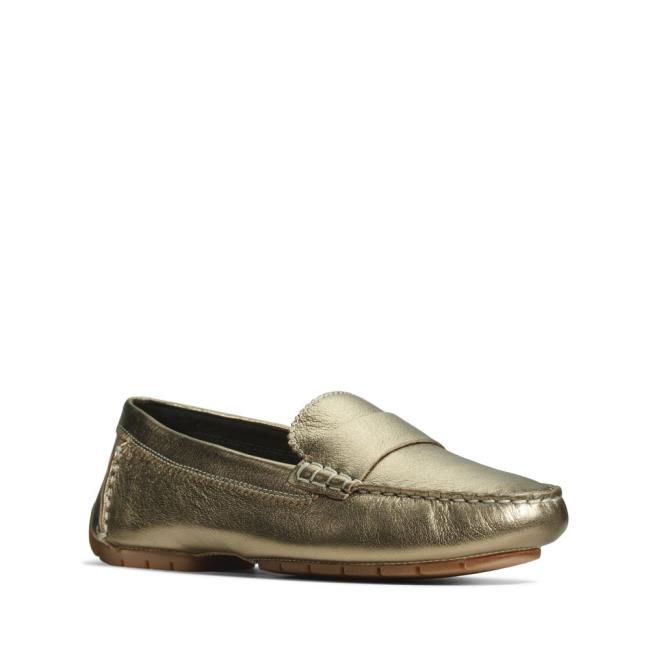 Loafers Clarks C Mocc Feminino Cinzentas | CLK284DTP