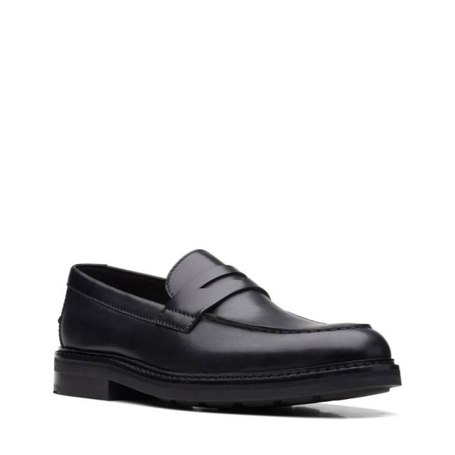 Loafers Clarks Craft Evan Ease Masculino Pretas | CLK746JOC