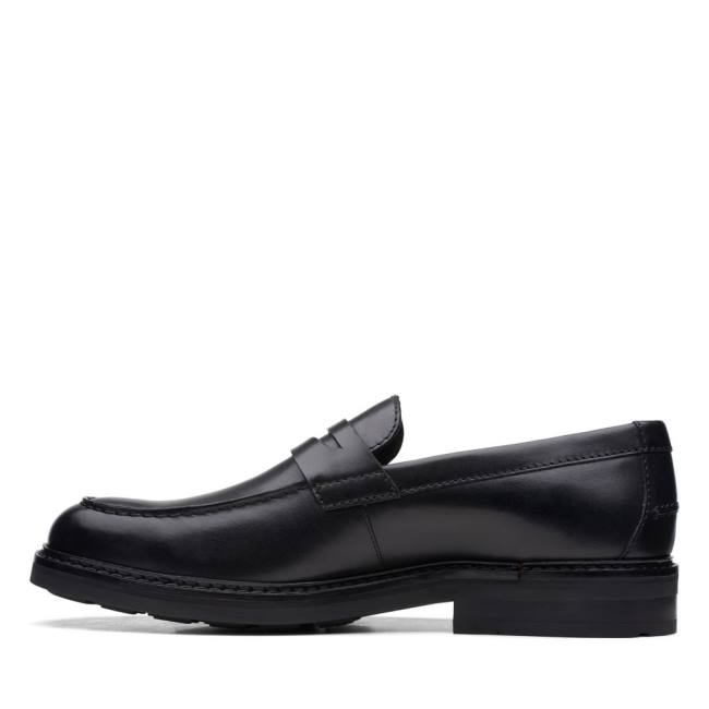 Loafers Clarks Craft Evan Ease Masculino Pretas | CLK746JOC