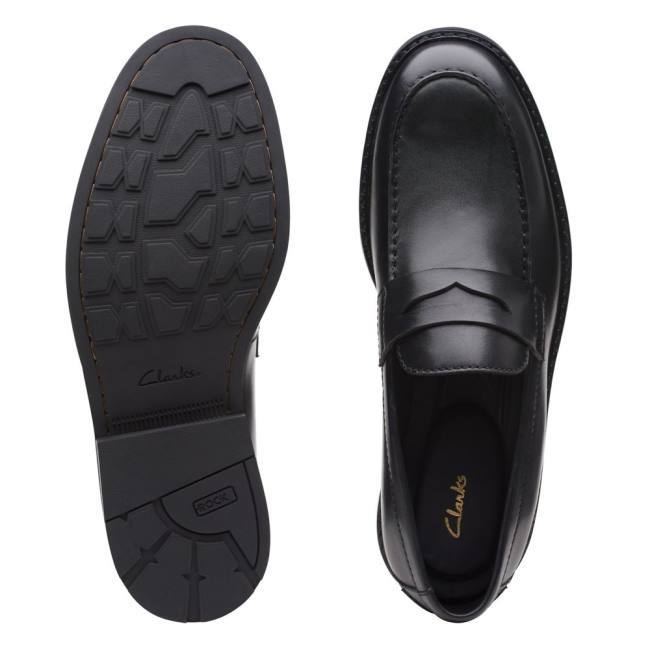 Loafers Clarks Craft Evan Ease Masculino Pretas | CLK746JOC