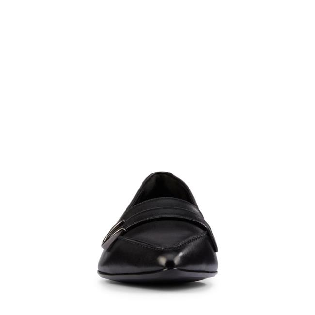 Loafers Clarks Laina 15 Fivela Feminino Pretas | CLK712VEI