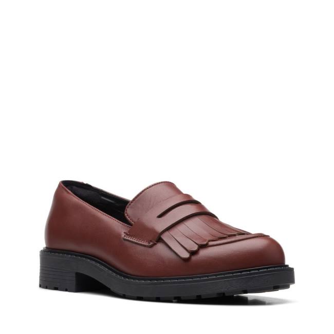 Loafers Clarks Orinoco 2 Loafer Feminino Chestnut | CLK865WZP