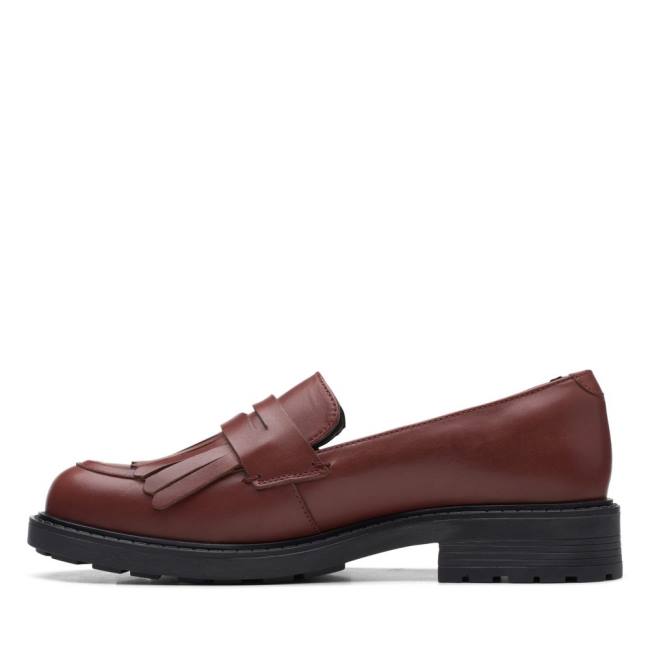 Loafers Clarks Orinoco 2 Loafer Feminino Chestnut | CLK865WZP