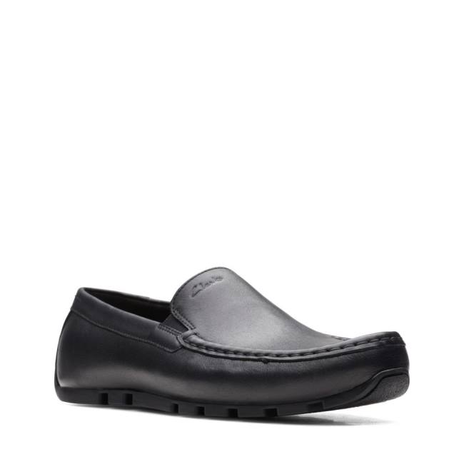 Loafers Clarks Oswick Plain Masculino Pretas | CLK638WAM