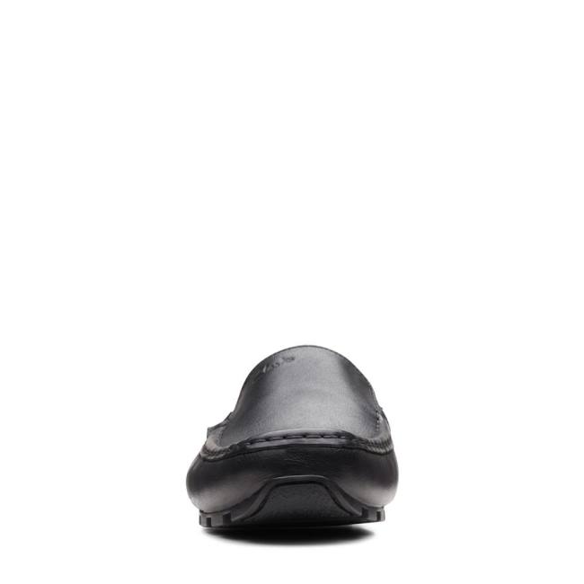 Loafers Clarks Oswick Plain Masculino Pretas | CLK638WAM