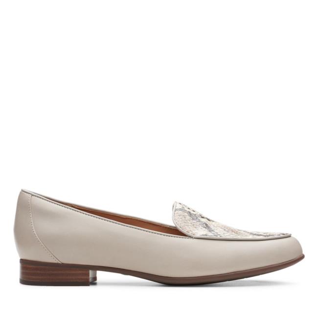 Loafers Clarks Un Blush Ease Feminino Cinzentas | CLK153BND