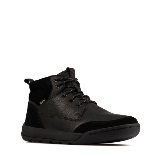 Originals Botas Clarks Ashcombe Hi GORE-TEX Masculino Pretas | CLK605LMT