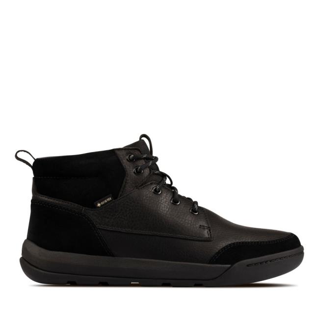 Originals Botas Clarks Ashcombe Hi GORE-TEX Masculino Pretas | CLK605LMT