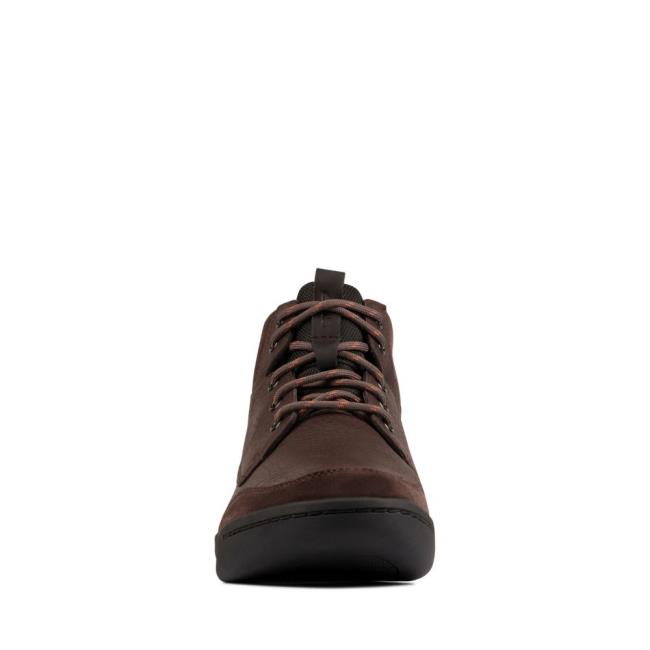 Originals Botas Clarks Ashcombe Hi GORE-TEX Masculino Marrom | CLK843KPX