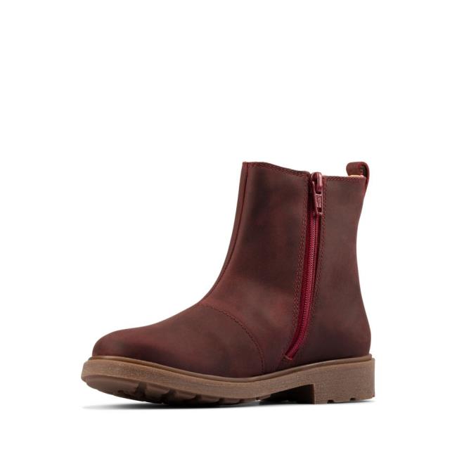 Originals Botas Clarks Astrol Orin Kid Menina Bordeaux | CLK276AKS