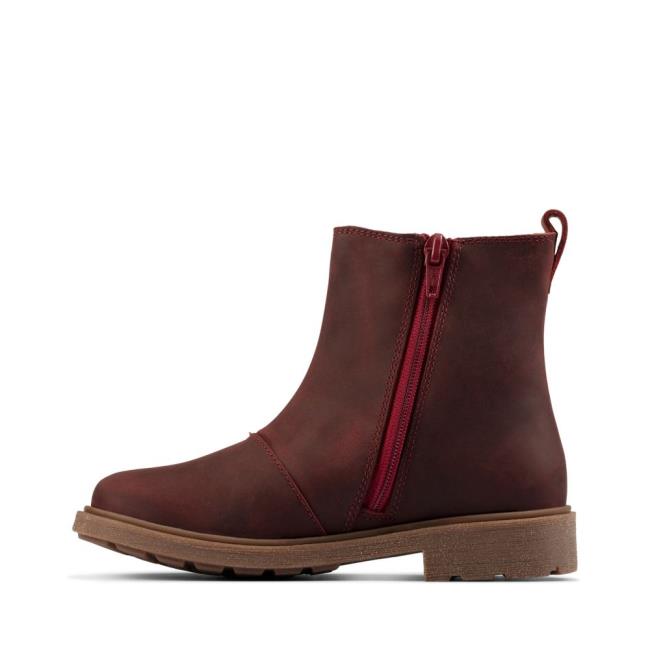 Originals Botas Clarks Astrol Orin Kid Menina Bordeaux | CLK276AKS