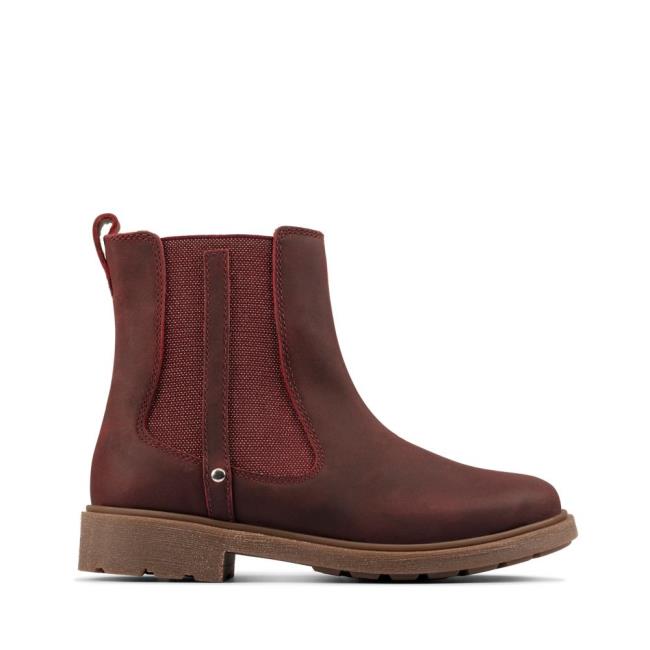 Originals Botas Clarks Astrol Orin Kid Menina Bordeaux | CLK276AKS