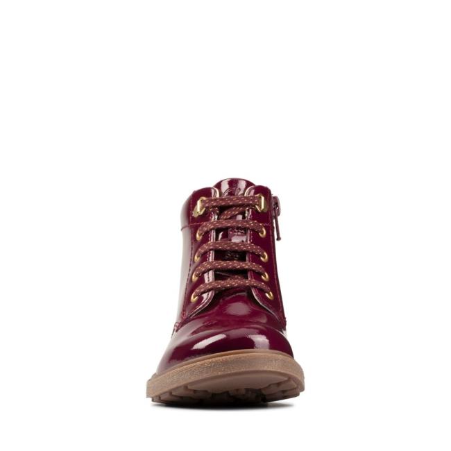 Originals Botas Clarks Astrol Renda Kid Menina Roxo | CLK394RBQ