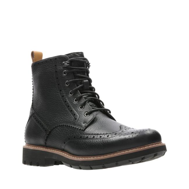 Originals Botas Clarks Batcombe Lord Masculino Pretas | CLK310DMR