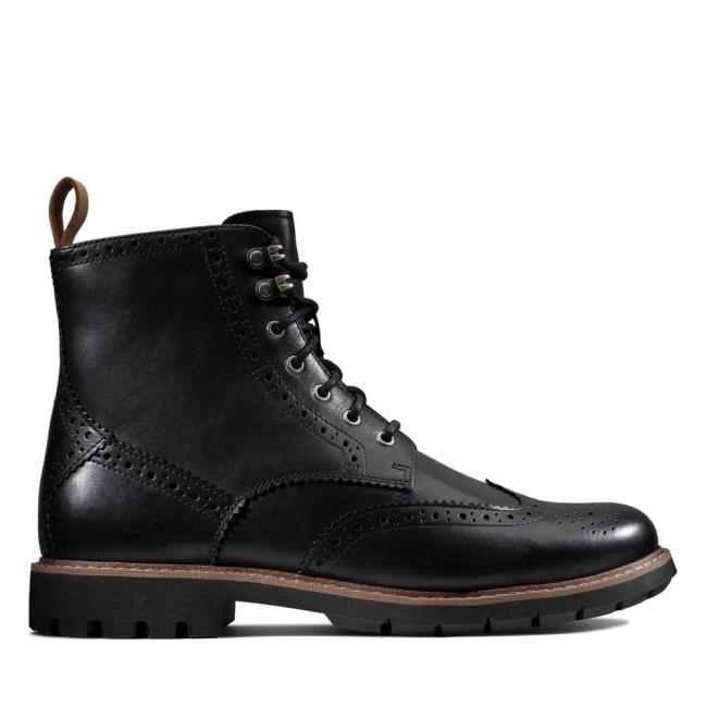 Originals Botas Clarks Batcombe Lord Masculino Pretas | CLK421TNX